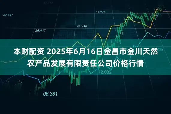 本财配资 2025年6月16日金昌市金川天然农产品发展有限责任公司价格行情