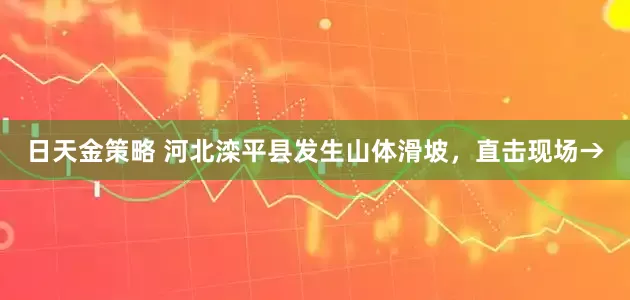 日天金策略 河北滦平县发生山体滑坡，直击现场→